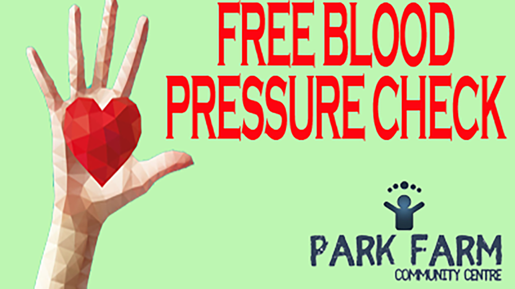 blood pressure check-Park Farm Community Centre