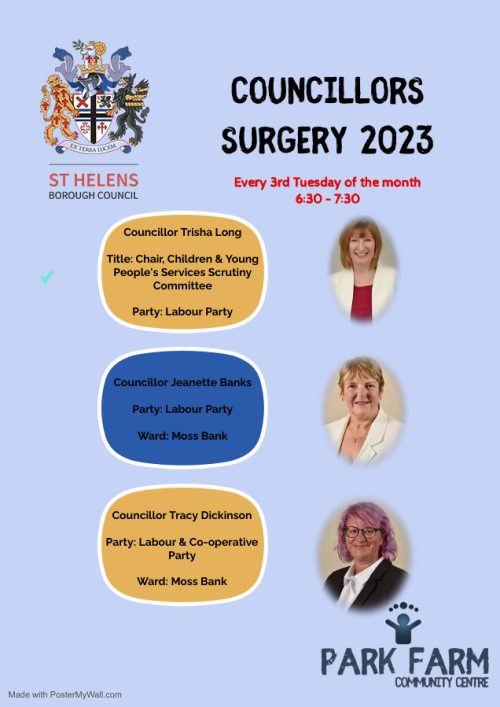 Councillors Surgery-Park Farm Community Centre